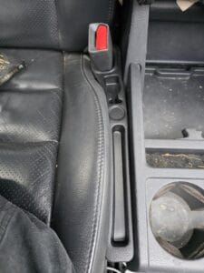 2 Pack Car Seat Gap Filler Organizer Black