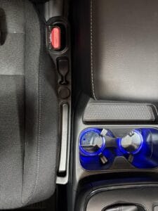 2 Pack Car Seat Gap Filler Organizer Black