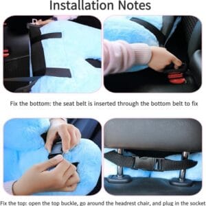 travel pillow cushion for the back seat of car car pillow for kids