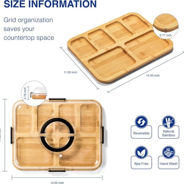 81GAqIC9CRL._AC_SL1500_.jpg Charcuterie Board with Clear Lid